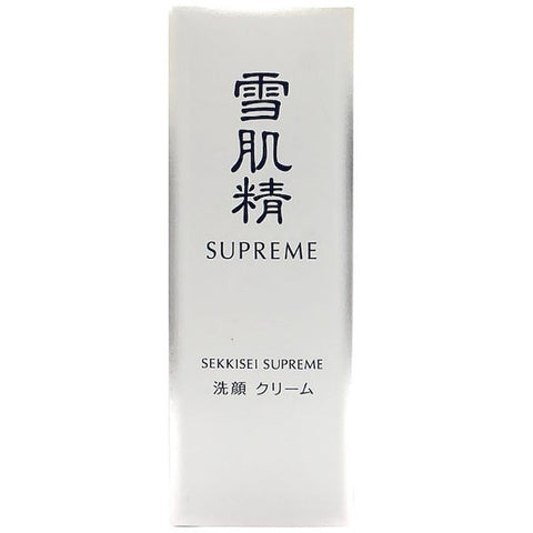 Kose Sekkisei Supreme Washing Cream 140g - Moisturizing Cream Face Wash From Japan