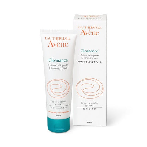 Shiseido Avene Cleanance Cleasing Cream 128g - Gentle Face Wash For Oily Sensitive Skin