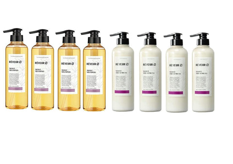 Review Japan Moist Silicone Free Shampoo 1 Pump + 3 Refills - Reveur0
