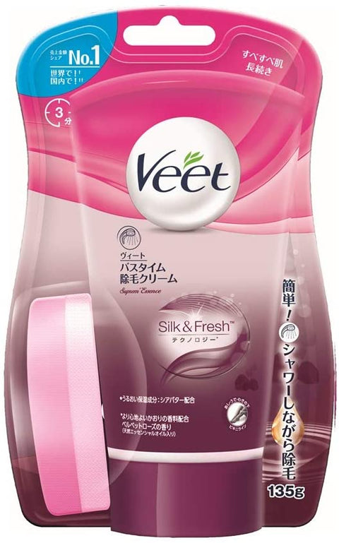Veet Naturals Bathtime Suprem Essence Hair Removal Cream 150g - Gentle Hair Removal