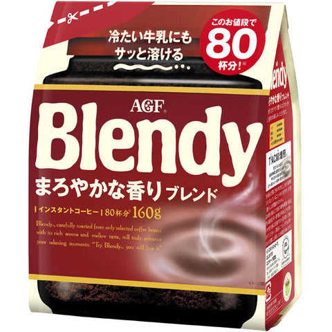 Ajinomoto Agf Blendy Mellow Aroma Blend Instant Coffee Bag 160g - Sweet Fresh Aroma Coffee
