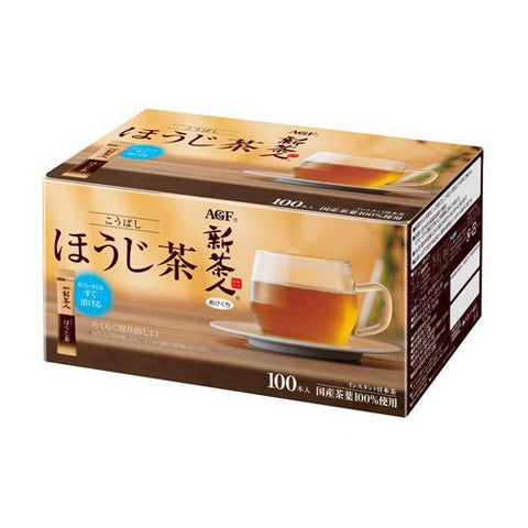 Ajinomoto Agf Shinchajin Kobashi Hojicha Stick (0.8g x 100) 80g [Powdered Tea]