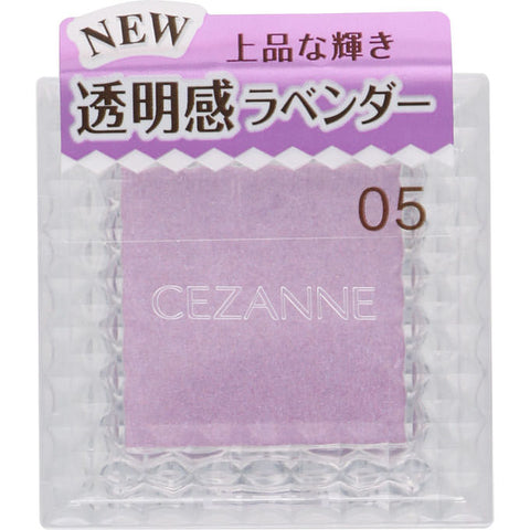Cezanne Single Color Eyeshadow 05 Pure Lavender 1.0g- Japanese Powder Eyeshadow