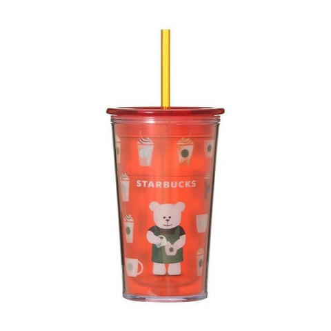 Cold Cup Tumbler Bear Star Red 355ml - Starbucks Japan 25th Anniversary