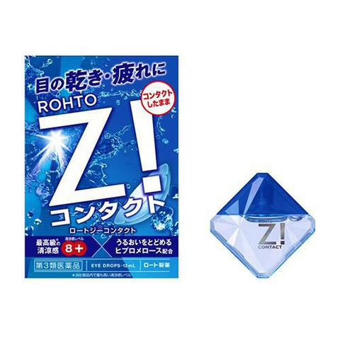 Cool Feeling Eye Drop ROHTO Z! b 12ml - Japanese Eye Drop