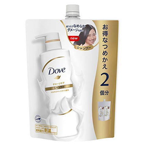 Dove Damage Care Shampoo Refill 700G X 3 Pieces - Japan