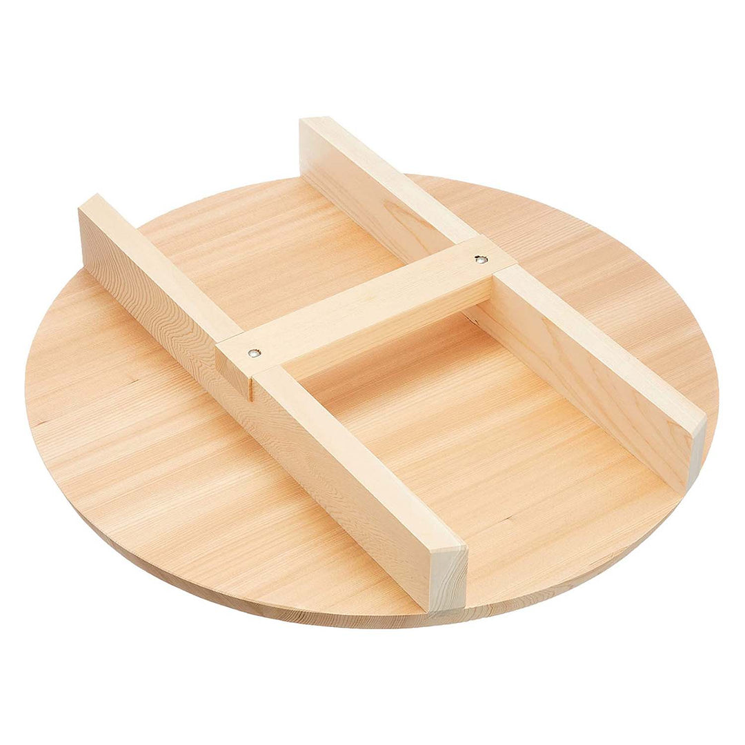 Ebm Sawara Cypress Wooden H Shaped Lid 42cm – Best Japanese Products