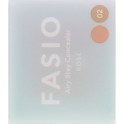 Kose Fasio Airy Stay Concealer 02 Beige Orange Beige 1.5g - Cream Type Concealer