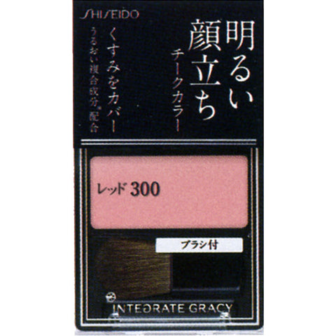 Shiseido Integrate Gracy Cheek Red 300 2g - Contains Moisturizing Ingredients