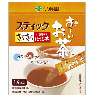 Ito En Oi Ocha Hojicha Instant Roasted Green Tea 16 Sticks - Roasted Green Tea From Japan