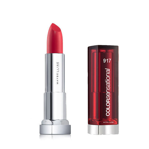 Maybelline Newyork Color Sensational Lipstick A 917 Bright Red 3.9g - Moisturizing Creamy Lipstick
