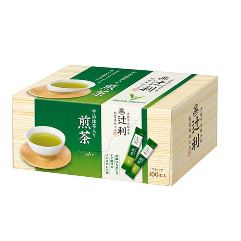 Kataoka Bussan Tsujiri Uji Matcha Sencha 0.8g x 100 Sticks - Japanese Instant Tea