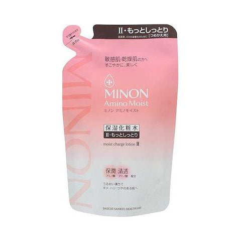 Minon Amino Moist Moist Charge Lotion II - Ultra Moisturizing REFILL (130ml) - Japanese Skincare