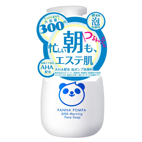 AIAI Medical Panna Pompa Aha Morning Face Soap (Foam Wash) 300ml - Japanese Facial Cleanser