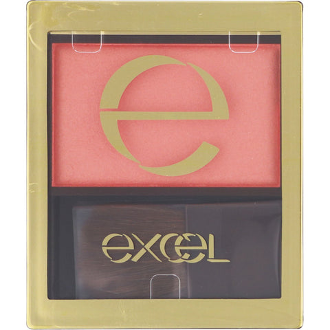 Excel Skinny Rich Cheek Blush RC02 Pure Peach - Makeup Products For Cheek - Japanese Cheek Blush