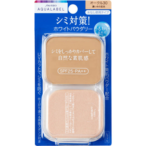 Shiseido Aqua Label White Powder Powdery Ocher 30 SPF25/ PA ++ 11.5g [refill]