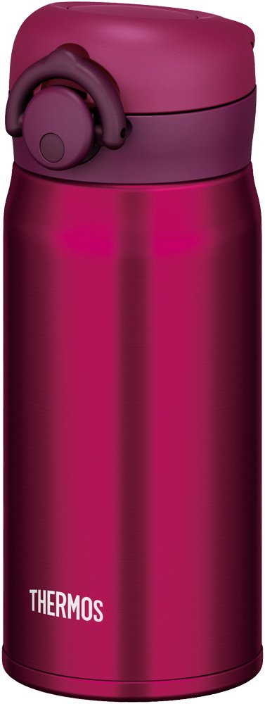 Thermos Vacuum Insulated Water Bottle One Touch Open 350Ml Wine Red Japan Jnr-350 Wnr