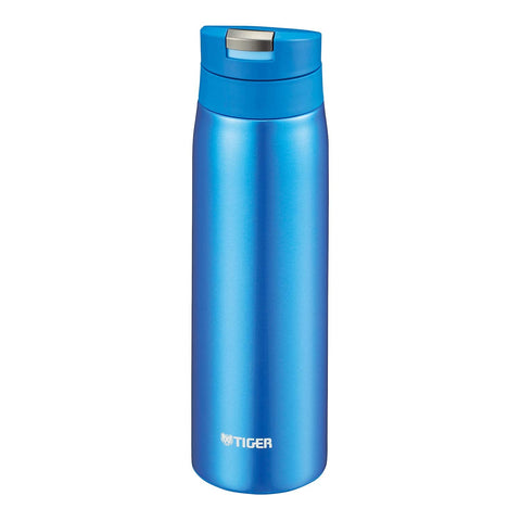 Tiger Water Bottle 500Ml Sahara Mug Stainless Bottle One Touch Lightweight Sky Blue Mcx-A501Ak
