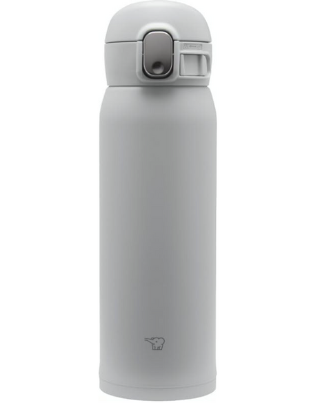 Zojirushi Sm-Wa48-Hl Stainless Steel Mug Seamless One Touch Ice Gray 480ml - Japanese Vacuum Bottle